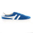 Фото #1 товара Gola Specialist CMA145 Mens Blue Suede Lace Up Lifestyle Sneakers Shoes