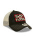 Фото #2 товара Men's Black, Natural Atlanta Falcons Devoted Trucker 9TWENTY Snapback Hat