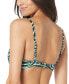 Фото #2 товара Women's Printed Draped Bikini Top