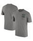 Фото #1 товара Men's Heather Gray Michigan State Spartans Campus Letterman Tri-Blend T-shirt