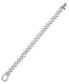 ფოტო #3 პროდუქტის Diamond Horseshoe Heart Link Bracelet (1/4 ct. t.w.) in Sterling Silver