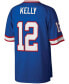 ფოტო #4 პროდუქტის Men's Jim Kelly Royal Buffalo Bills Legacy Replica Jersey