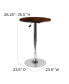 Фото #5 товара 23.5'' Round Adjustable Height Wood Table (Adjustable Range 26.25'' - 35.5'')