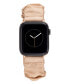 Фото #1 товара Ремешок для часов Anne Klein женский съемный кожаный розовый с кантом для Apple Watch 42/44/45/Ultra/Ultra 2