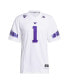 ფოტო #2 პროდუქტის Men's #1 White Washington Huskies Premier Football Jersey