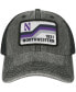Фото #3 товара Men's Black Northwestern Wildcats Sun & Bars Dashboard Trucker Snapback Hat