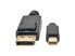 Tripp Lite Mini Displayport To Displayport Adapter Cable 4K M/M Black Mdp To Dp