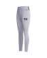 Women's Heather Gray Jackson State Tigers Classic 3-Hit Jersey Leggings