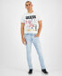 ფოტო #7 პროდუქტის Men's Light-Wash Slim Tapered Fit Jeans