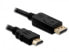 Фото #2 товара Разъем Displayport > HDMI m/m 2м - черный - мужской/мужской - Delock Cable 2 м