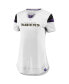 Women's Lamar Jackson White Baltimore Ravens Athena Name and Number Fashion Top