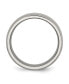 ფოტო #2 პროდუქტის Titanium Brushed 8 mm Beveled Edge Wedding Band Ring