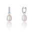 Фото #1 товара Серьги JwL Luxury Pearls Duchess Silver Pearl Zircons