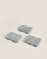 Pack of cotton hand towels (pack of 3)
