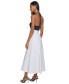 ფოტო #2 პროდუქტის Women's Colorblocked Halter Midi Dress
