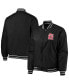 Фото #1 товара Куртка для женщин JH Design черного цвета St. Louis Cardinals Plus Size из полиэстера Tween Snap – свитшоты и толстовки