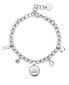 Фото #1 товара Steel Bead Bracelet with Chakra Charms BHKB203