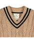 Фото #4 товара Women's Long Sleeve V-Neck Cricket Sweater