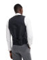 Фото #5 товара ASOS DESIGN slim fit suit waistcoat with wool in charcoal