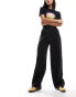 Фото #2 товара Miss Selfridge tailored wide leg trouser in black