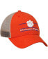 Фото #4 товара Men's Orange Clemson Tigers Logo Bar Trucker Adjustable Hat