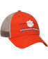 Men's Orange Clemson Tigers Logo Bar Trucker Adjustable Hat