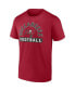 ფოტო #2 პროდუქტის Men's Red, White Tampa Bay Buccaneers Two-Pack 2023 Schedule T-shirt Combo Set