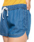 ფოტო #4 პროდუქტის Juniors' Impossible Denim Shorts