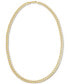 Фото #4 товара Macy's curb Link 22" Chain Necklace (7mm) in 18k Gold-Plated Sterling Silver