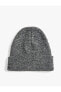 Шапка Koton Basic Knit Beanie Folded Ribbed