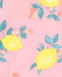 Фото #11 товара Рашгард для малышей Carter's Baby Lemons 1-Piece - белье и домашняя одежда