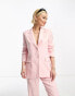 Фото #1 товара & Other Stories co-ord linen blazer in pink