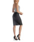 ფოტო #3 პროდუქტის Women's Knee Length Elastic Waist Pencil Skirt