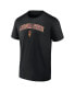 ფოტო #3 პროდუქტის Men's Black Arizona State Sun Devils Campus T-shirt