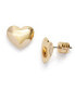 Gold-Tone Heart Stud Earrings