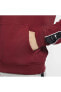 Фото #5 товара Sportswear Swoosh Men's Pullover Fleece Hoodie - Red