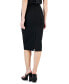 Фото #2 товара Women's Ponte Zip-Front Pencil Skirt, Created for Macy's