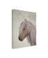 Fab Funky Horse Beige with Ribbons Canvas Art - 19.5" x 26"