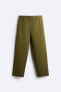 Straight fit chino trousers