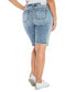 Фото #3 товара Plus Size Frayed Hem Bermuda Shorts