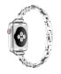 ფოტო #2 პროდუქტის Unisex Skinny Nikki Stainless Steel Chain-Link Band for Apple Watch Size- 42mm, 44mm, 45mm, 49mm