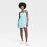 Фото #1 товара Women's Flex Strappy Active Dress - All In Motion Light Blue L
