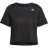 ფოტო #3 პროდუქტის ADIDAS Fast Crop short sleeve T-shirt