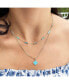 Фото #2 товара The Lovery turquoise Bar Chain Necklace