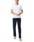 Men's V-Neck Lounge Slim Fit Undershirt Set, 3-Piece