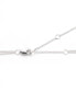 Фото #4 товара Ralph Lauren cubic Zirconia Double Row Pendant Necklace in Sterling Silver