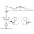 Фото #7 товара Ampelschirm mit Alu-Mast