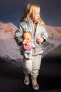Kız Bebek Su Geçirmez Kapitoneli Pelüş Astarlı Kapüşonlu Mont