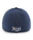 Men's Navy Tampa Bay Rays Franchise Logo Fitted Hat
