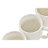Фото #3 товара Набор из 6 чашек с блюдом DKD Home Decor Белый Натуральный Фарфор 90 ml 26 x 12 x 25 cm